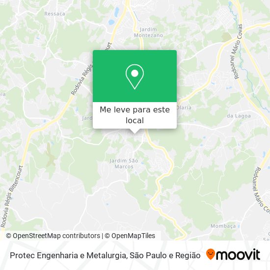 Protec Engenharia e Metalurgia mapa