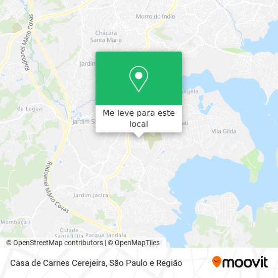 Casa de Carnes Cerejeira mapa