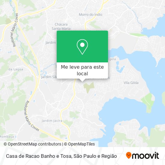 Casa de Racao Banho e Tosa mapa