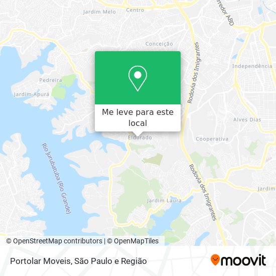 Portolar Moveis mapa