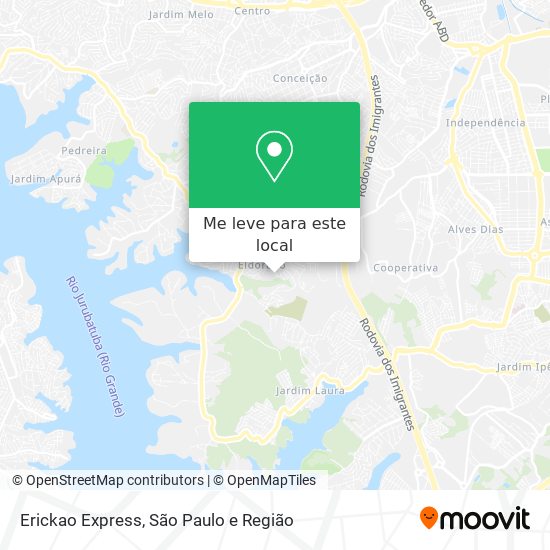 Erickao Express mapa