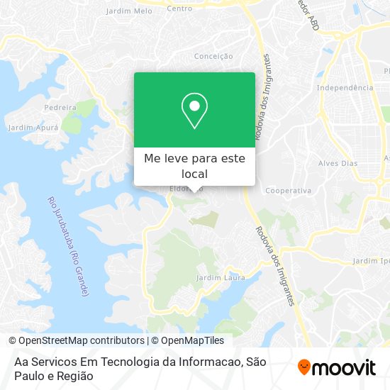 Aa Servicos Em Tecnologia da Informacao mapa