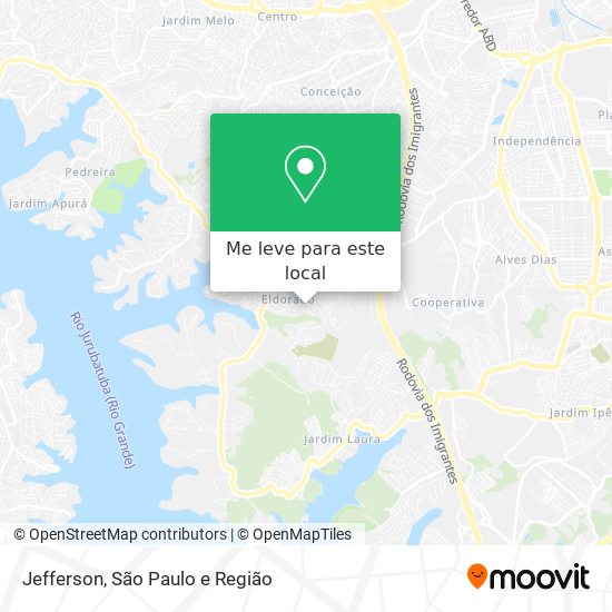 Jefferson mapa