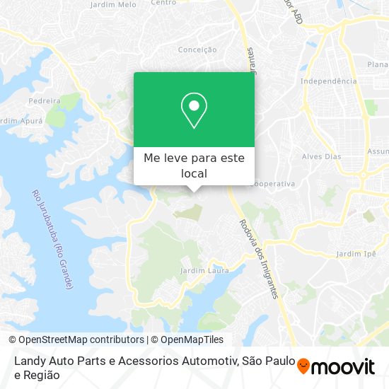 Landy Auto Parts e Acessorios Automotiv mapa