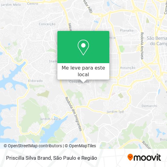 Priscilla Silva Brand mapa