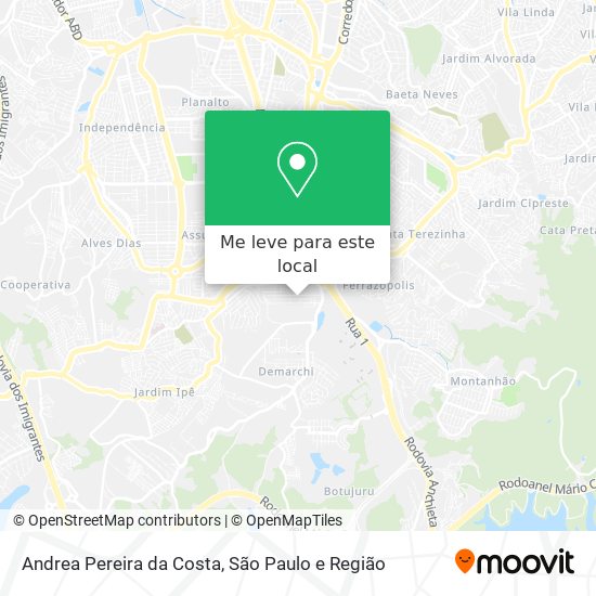 Andrea Pereira da Costa mapa