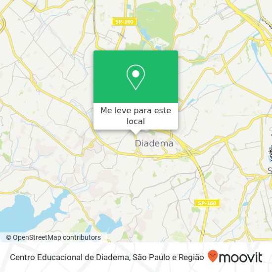 Centro Educacional de Diadema mapa