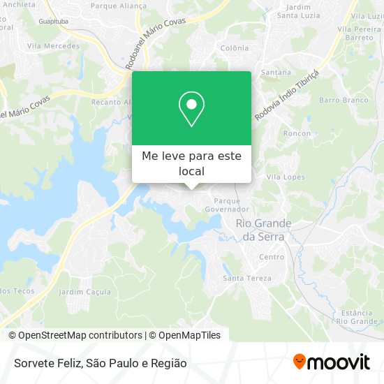 Sorvete Feliz mapa