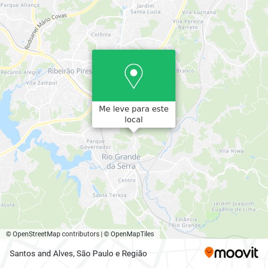 Santos and Alves mapa