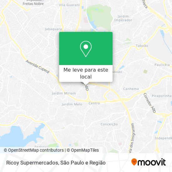 Ricoy Supermercados mapa
