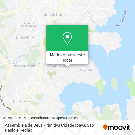 Assembleia de Deus Primitiva Cidade Ipava mapa