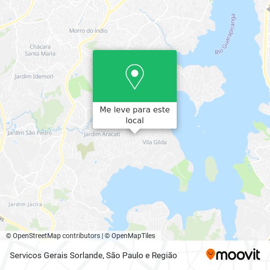 Servicos Gerais Sorlande mapa