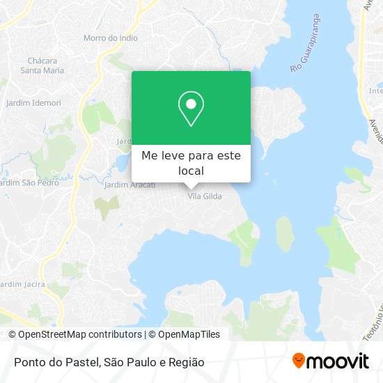 Ponto do Pastel mapa