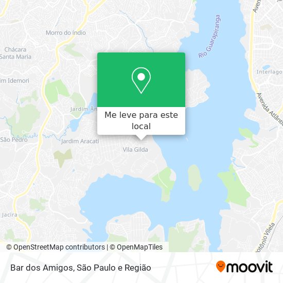 Bar dos Amigos mapa