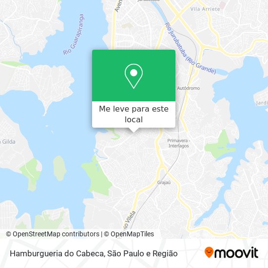 Hamburgueria do Cabeca mapa