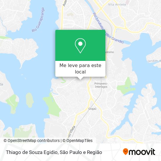 Thiago de Souza Egidio mapa