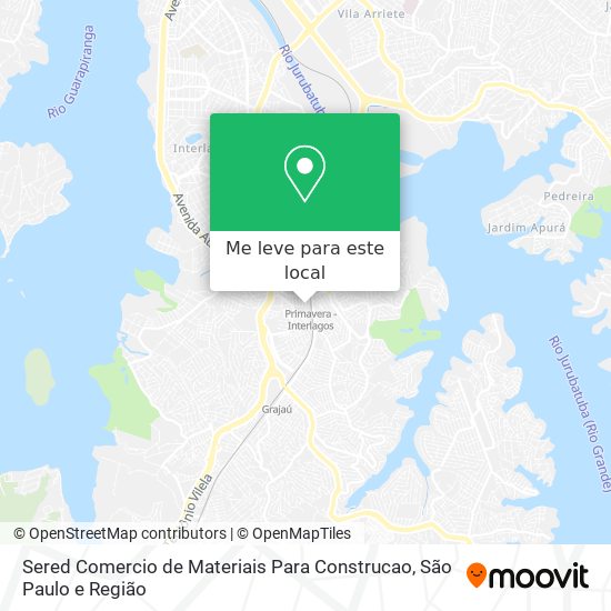 Sered Comercio de Materiais Para Construcao mapa