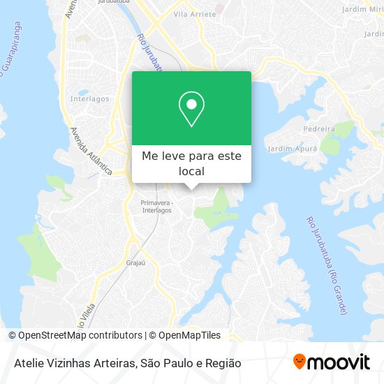 Atelie Vizinhas Arteiras mapa