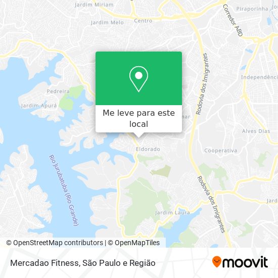Mercadao Fitness mapa
