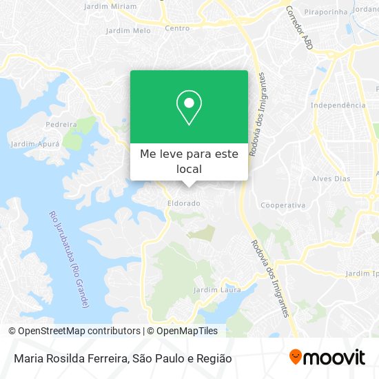 Maria Rosilda Ferreira mapa