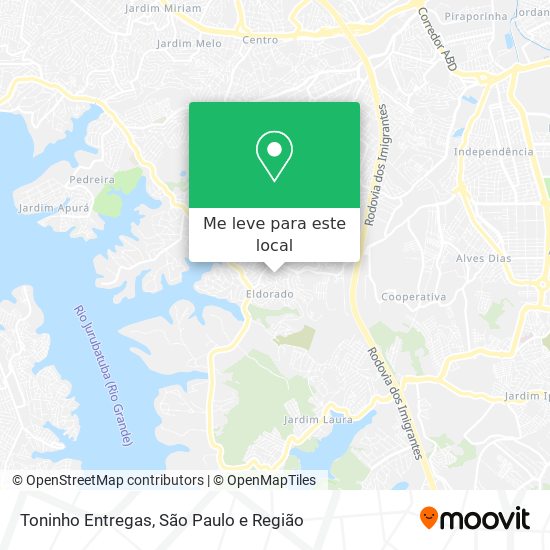 Toninho Entregas mapa