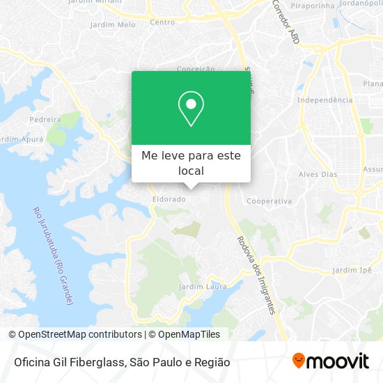 Oficina Gil Fiberglass mapa