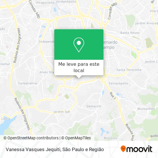 Vanessa Vasques Jequiti mapa