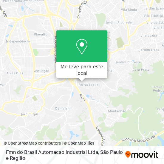 Fmn do Brasil Automacao Industrial Ltda mapa