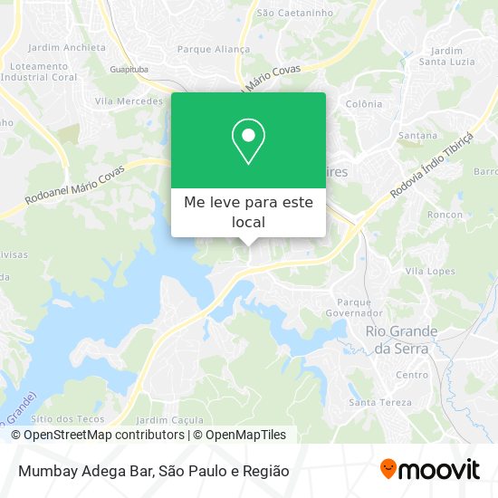 Mumbay Adega Bar mapa