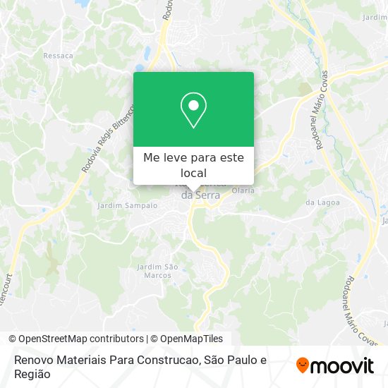 Renovo Materiais Para Construcao mapa