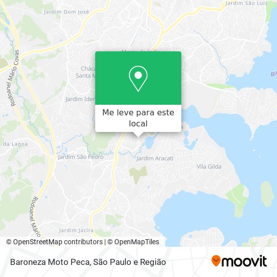 Baroneza Moto Peca mapa