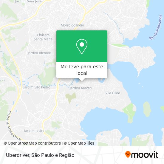 Uberdriver mapa