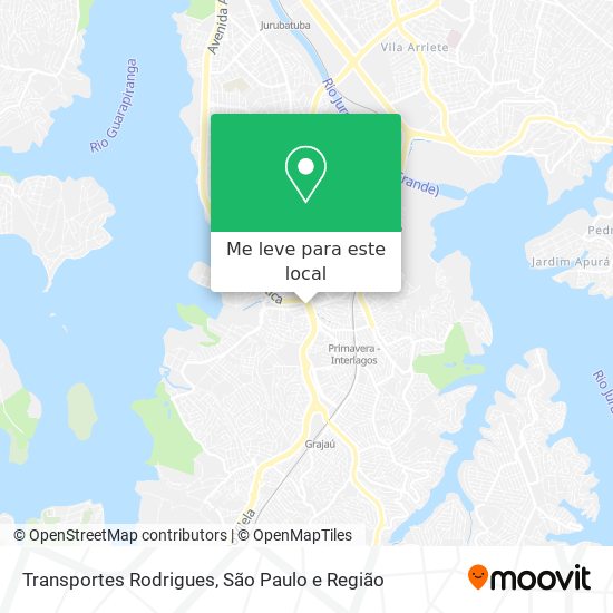 Transportes Rodrigues mapa