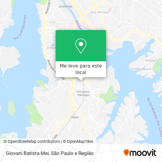 Giovani Batista Mei mapa