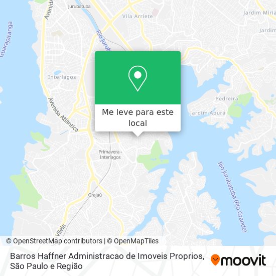 Barros Haffner Administracao de Imoveis Proprios mapa