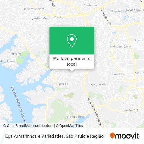 Egs Armarinhos e Variedades mapa