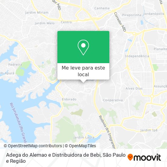 Adega do Alemao e Distribuidora de Bebi mapa