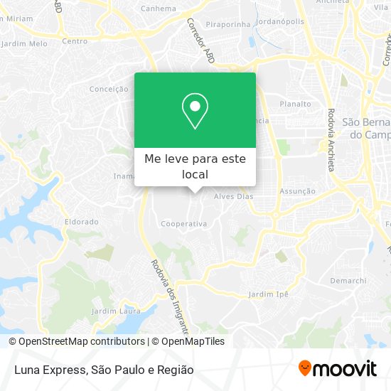 Luna Express mapa