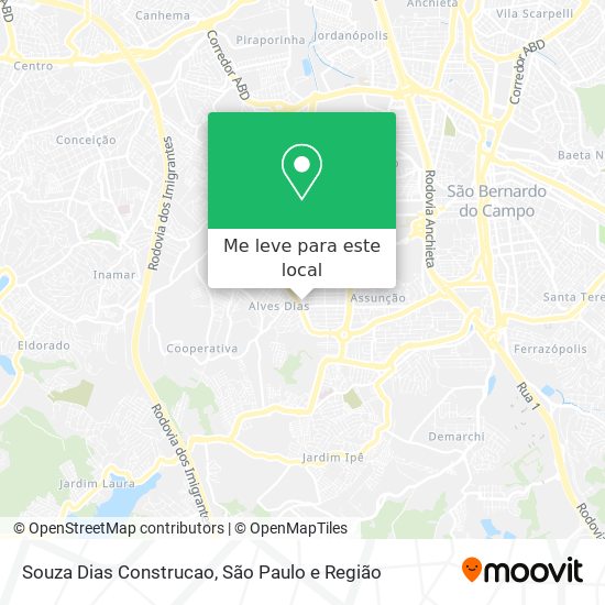 Souza Dias Construcao mapa