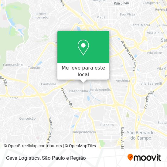 Ceva Logistics mapa