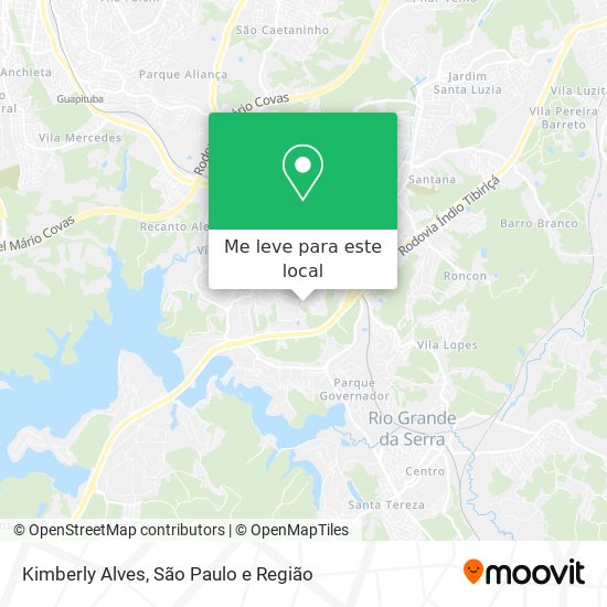 Kimberly Alves mapa