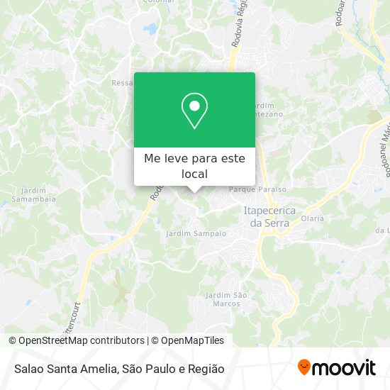 Salao Santa Amelia mapa