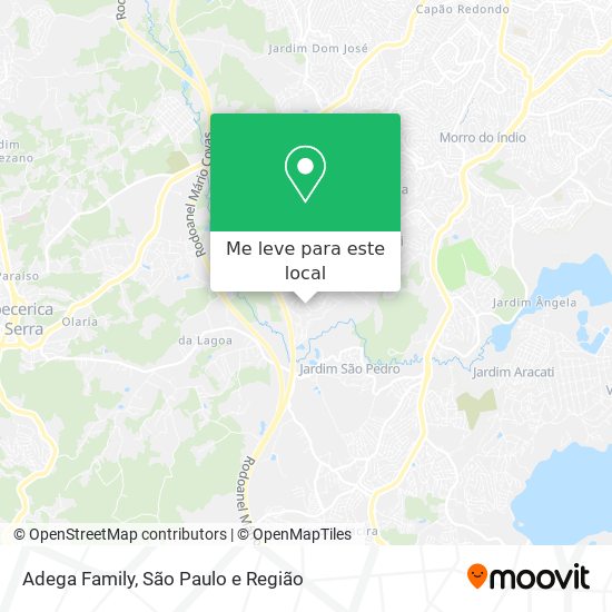 Adega Family mapa