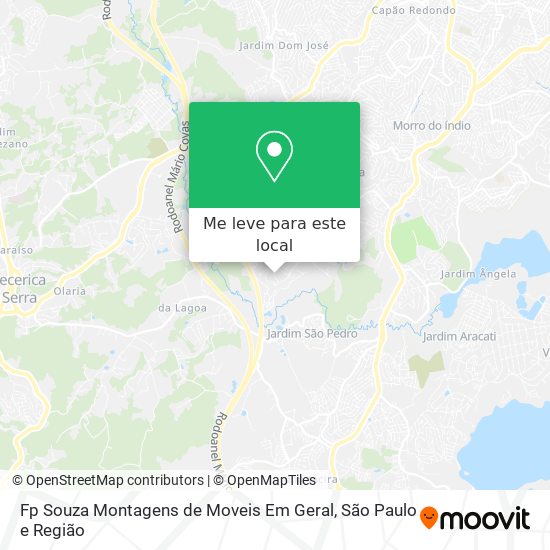 Fp Souza Montagens de Moveis Em Geral mapa