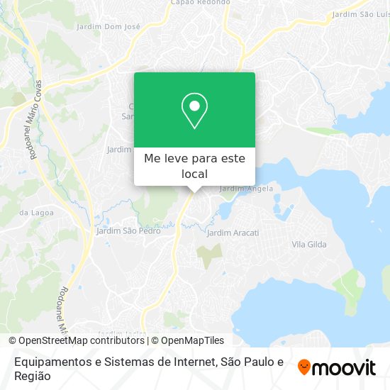 Equipamentos e Sistemas de Internet mapa