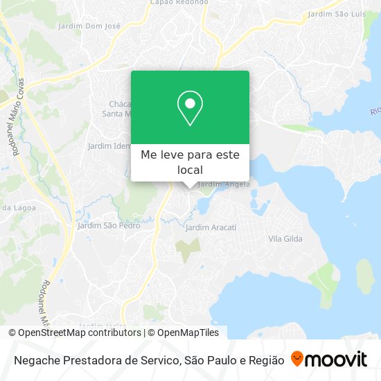 Negache Prestadora de Servico mapa