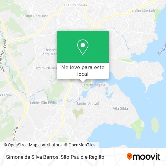 Simone da Silva Barros mapa