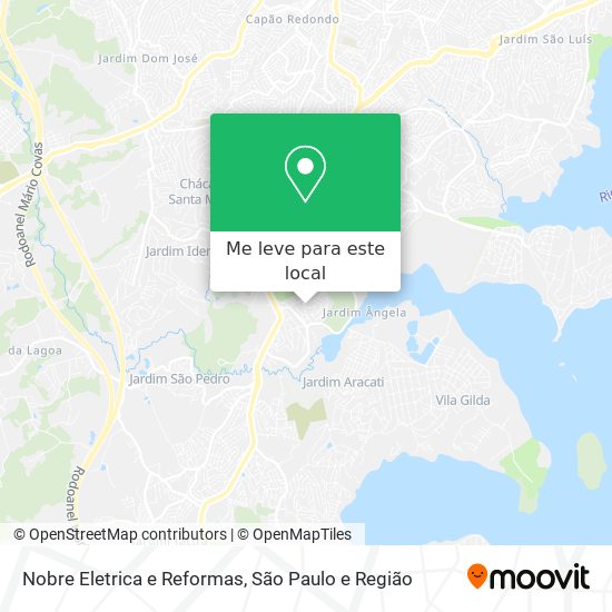 Nobre Eletrica e Reformas mapa