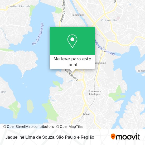 Jaqueline Lima de Souza mapa