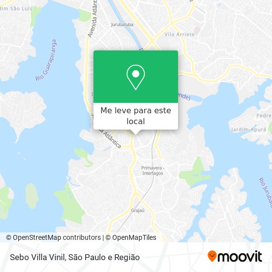 Sebo Villa Vinil mapa